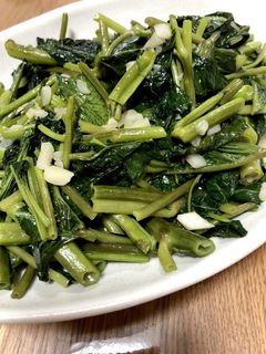 空芯菜のにんにく炒め-レシピのメイン写真