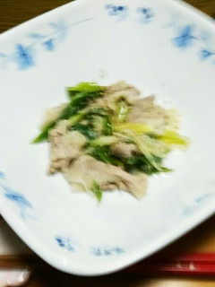 超簡単(^q^)豚肉と白ネギのレンジ蒸し-レシピのメイン写真