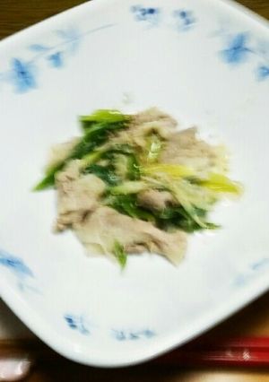 超簡単(^q^)豚肉と白ネギのレンジ蒸し-レシピのメイン写真