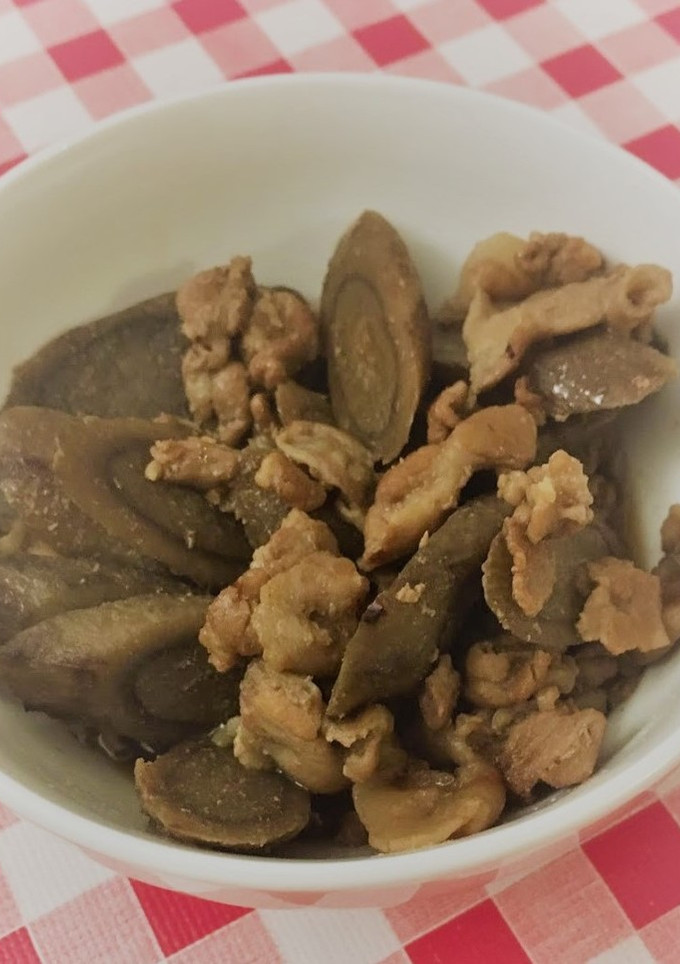 ごぼうと豚肉の甘辛煮-レシピのメイン写真