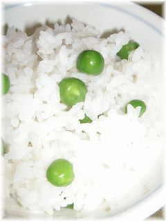 ほっくり♪グリーンピースご飯(豆ご飯)-レシピのメイン写真