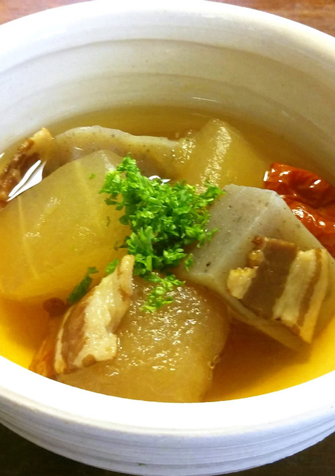 冬瓜とドライトマトの煮物　シャトルシェフ-レシピのメイン写真