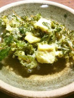 SDGs 豆腐とスベリヒユのかき揚げ-レシピのメイン写真