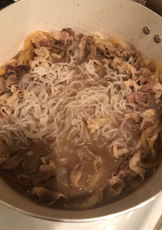 冷凍牛肉活用 簡単 しらたき入り 牛丼-レシピのメイン写真