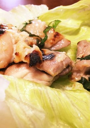 鶏の塩麹焼き〜大葉と山葵とともに〜-レシピのメイン写真