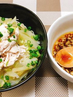フレッシュザーサイのぶっかけ素麺-レシピのメイン写真