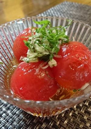 トマトのお浸し×SHiBORO-レシピのメイン写真