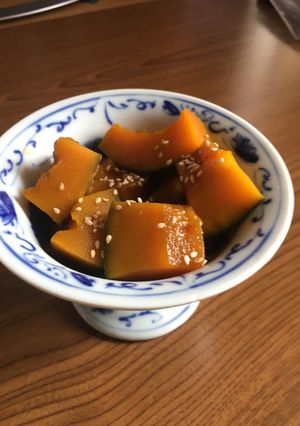 レンジで簡単かぼちゃの煮物★冷凍もok-レシピのメイン写真