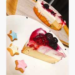 รูปของ レアとベイクド両方✧豆乳のWチーズケーキ