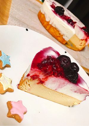 レアとベイクド両方✧豆乳のWチーズケーキ-レシピのメイン写真
