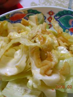 簡単美味しい!キャベツのにんにく炒め-レシピのメイン写真