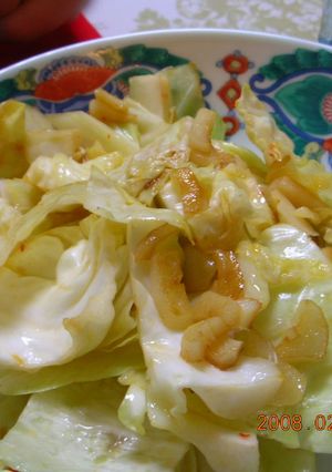 簡単美味しい!キャベツのにんにく炒め-レシピのメイン写真