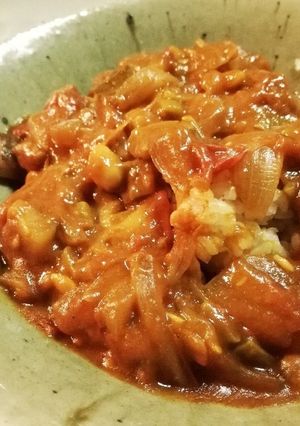 きゅうり&トマト消費！肉なし夏野菜カレー-レシピのメイン写真