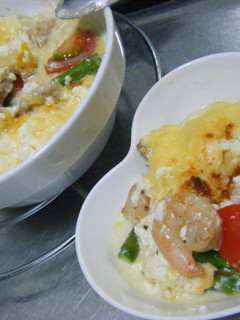 カラフルとうふ熱々グラタン-レシピのメイン写真