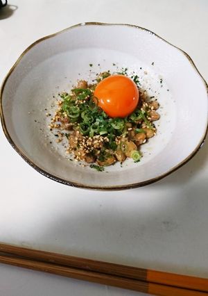 家にあるものおつまみ★さっぱり納豆ユッケ-レシピのメイン写真