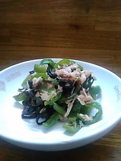 ピーマン&塩昆布和え-レシピのメイン写真
