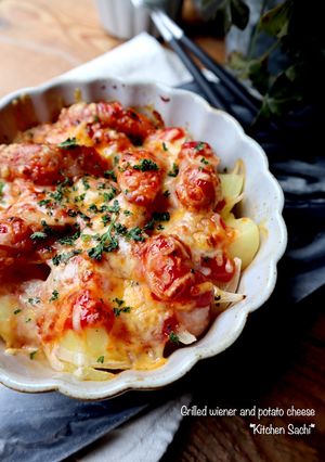 ウインナーとポテトのチーズ焼き-レシピのメイン写真