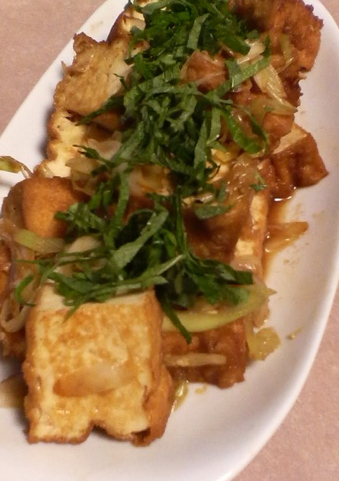 焼き肉のタレでからめちゃって厚揚げ-レシピのメイン写真