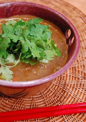アジアンカレーうどん。-レシピのメイン写真