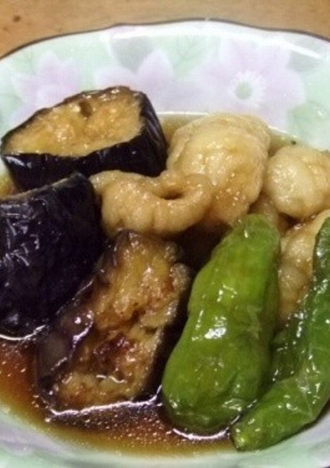 ハモと茄子の揚げ煮-レシピのメイン写真