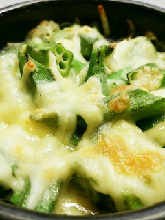 オクラのチーズ焼-レシピのメイン写真