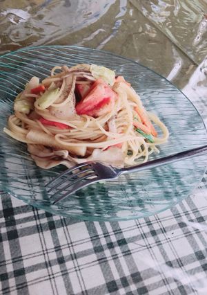 簡単!10分で作れる和風パスタ-レシピのメイン写真