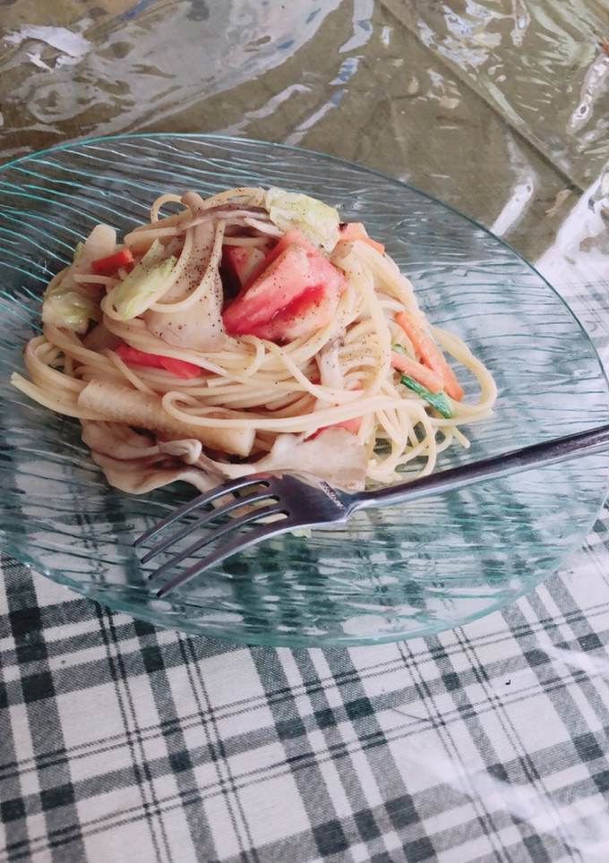 簡単！10分で作れる和風パスタ-レシピのメイン写真