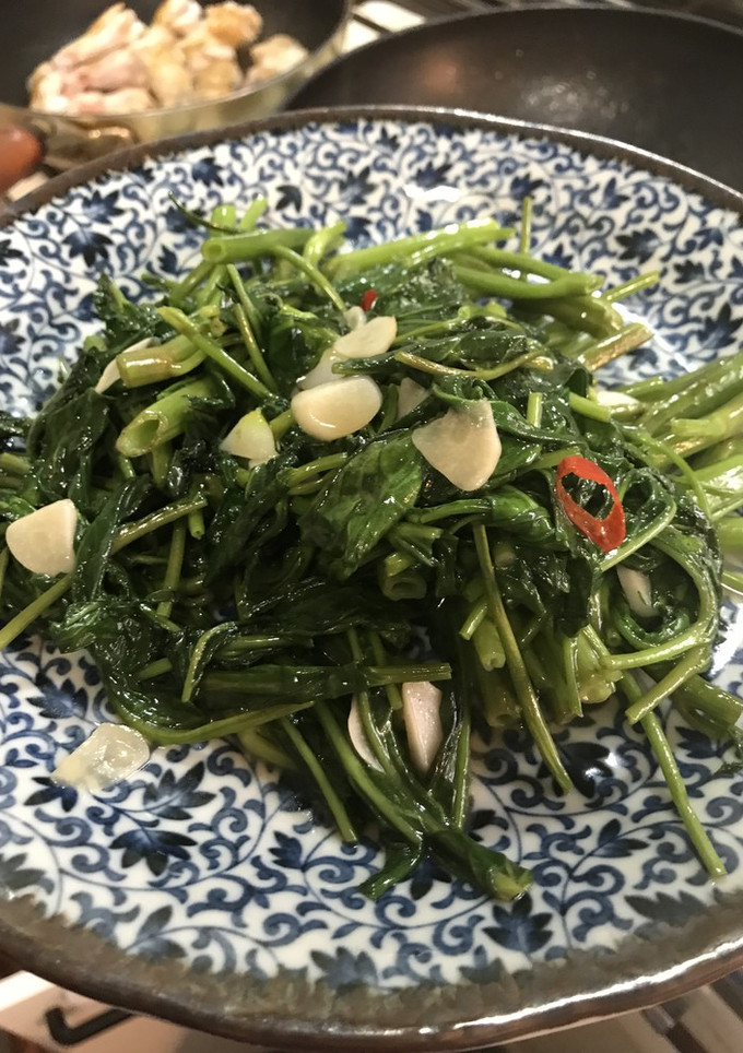 空芯菜（エンサイ）の炒めもの-レシピのメイン写真