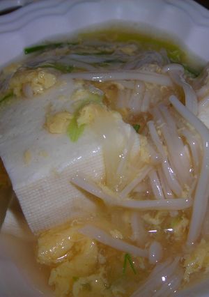 簡単!とろ~り卵あんかけ豆腐-レシピのメイン写真