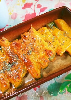 簡単節約♪かぼちゃの皮のチーズ焼き-レシピのメイン写真