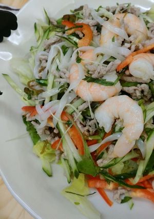 糖質カット☆タイ風ボリューム麺サラダ-レシピのメイン写真