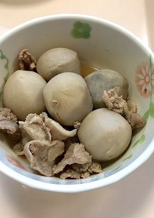 豚と里芋の炒煮【病院食】-レシピのメイン写真