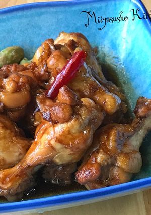 手羽元の梅酒煮-レシピのメイン写真