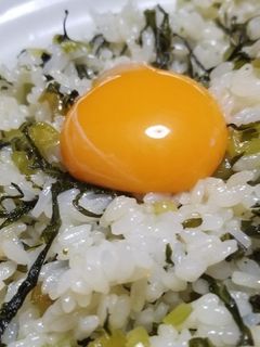 超簡単★野沢菜チャーハン-レシピのメイン写真