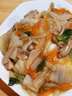 目玉焼きが入った肉めし(中華丼)-レシピのメイン写真
