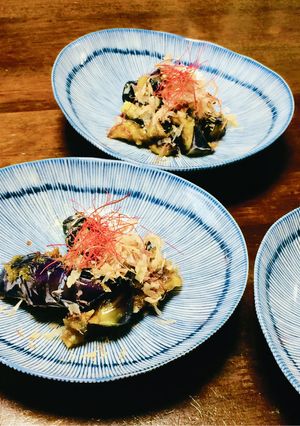 母レシピ。揚げナス、オニオンソース☆-レシピのメイン写真