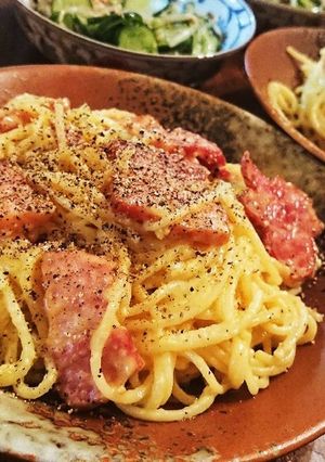 本格簡単カルボナーラ-レシピのメイン写真