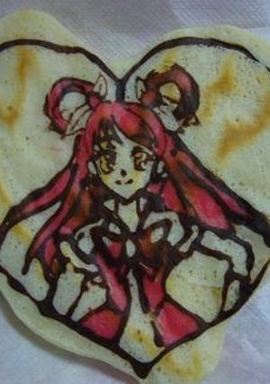 卵ナシです☆キャラクターホットケーキ♪-レシピのメイン写真