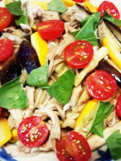 夏野菜ときのこのイタリアンホットサラダ-レシピのメイン写真