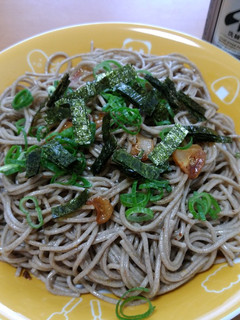 日本そばで簡単!蕎麦のペペロンチーノ-レシピのメイン写真