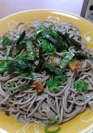 日本そばで簡単！蕎麦のペペロンチーノ-レシピのメイン写真