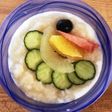 ヨーグルトに甘酒〜こざき練り風盛り付け〜