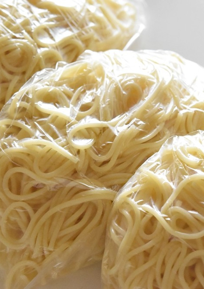 ゆでパスタの冷凍【半調理・冷凍作り置き】-レシピのメイン写真