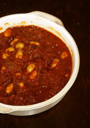 単位計算した鹿肉のチリコンカン-レシピのメイン写真