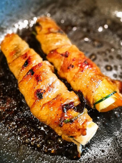 ネギの野菜スライス&豚バラ巻!-レシピのメイン写真