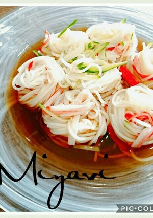 子供喜ぶ♡彩綺麗な素麺♡-レシピのメイン写真