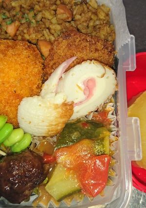 ドライカレー弁当-レシピのメイン写真