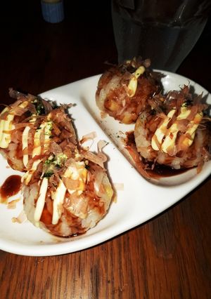 たこ焼風なおにぎり-レシピのメイン写真