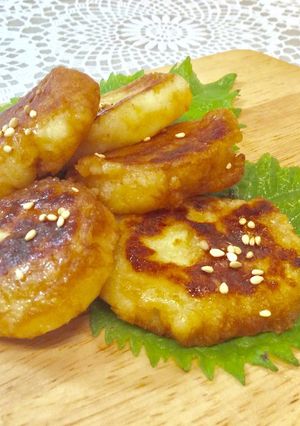 バター焼きの いも餅‥甘辛タレ味-レシピのメイン写真