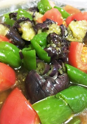 レンチンで超簡単！なすとトマトのマリネ-レシピのメイン写真